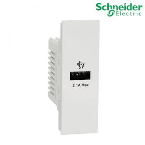 Ổ cắm sạc USB đơn, size S AvatarOn A Schneider - M3T_USB_WE