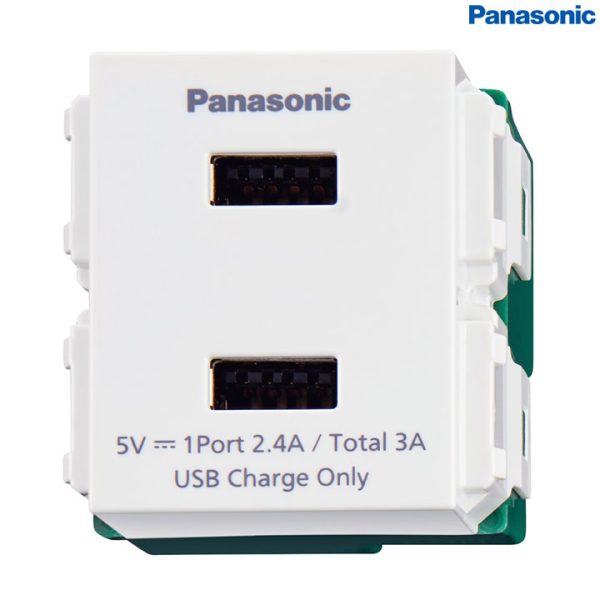 WEF11821W - Ổ cắm USB 2 cổng Panasonic dòng Wide