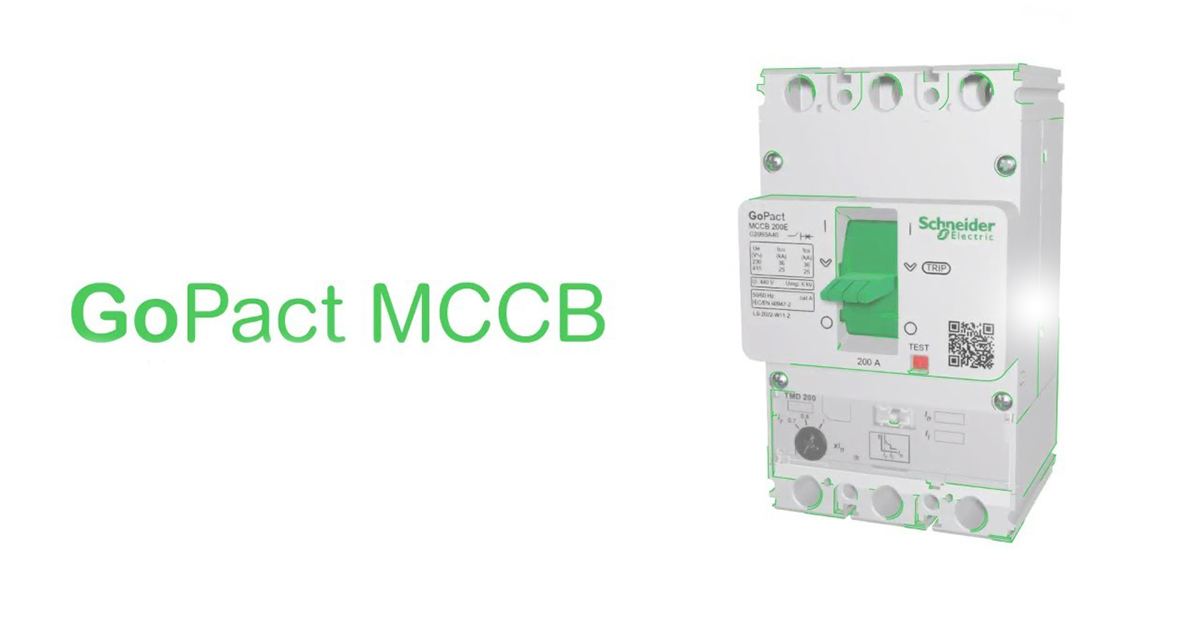 Schneider Electric ra mắt dòng sản phẩm MCCB GoPact