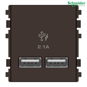 8432USB_BZ Ổ cắm USB 2.1A đôi Zencelo A Schneider