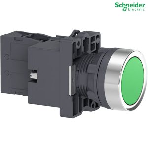 XA2EW33B1 Nút nhấn có đèn báo Schneider 1NO màu xanh lá