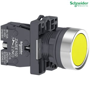 XA2EW35B1 Nút nhấn có đèn báo Schneider 1NO màu vàng