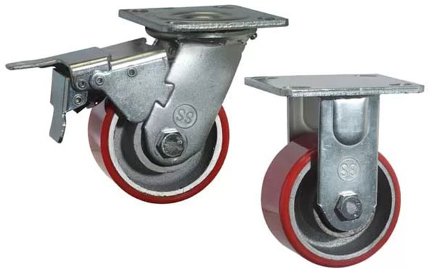 Đại lý bánh xe PU lõi gang, lõi nhựa