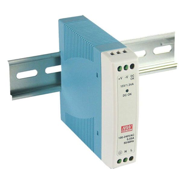 Bộ nguồn Meanwell MDR-10-24 cài thanh ray 10W 24V 0.42A