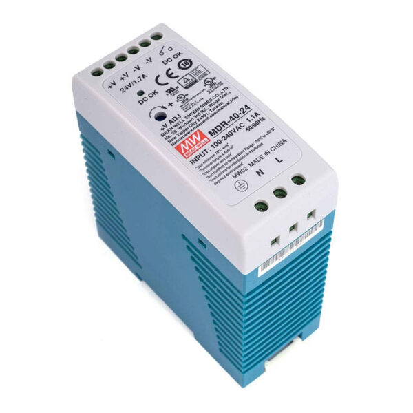 Bộ nguồn Meanwell MDR-40-24 cài thanh ray 40W 24V 1.7A