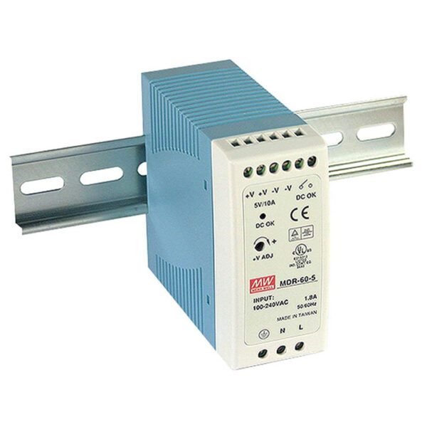 Bộ nguồn Meanwell MDR-60-24 cài thanh ray 60W 24V 2.5A
