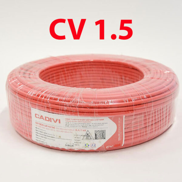 Dây điện Cadivi CV 1.5 mm2