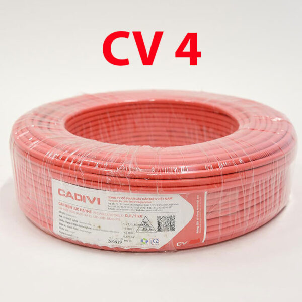 Dây điện Cadivi CV 4 mm2