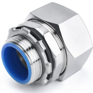 Đầu nối răng ngoài ống ruột gà lõi thép bộc nhựa