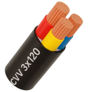 Dây cáp điện 3 lõi Cadivi CVV 3x120