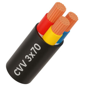 Dây cáp điện 3 lõi Cadivi CVV 3x70