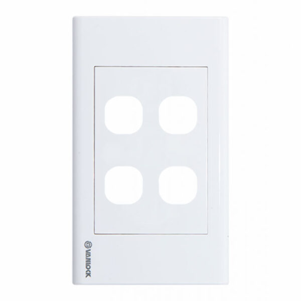 Mặt 4 lỗ Sino S184/X – Mặt cho 4 thiết bị