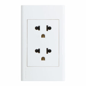 Ổ cắm đôi 2 chấu 16A Sino S18U2